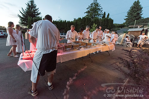 Dinner in White 2017 - Naramata BC