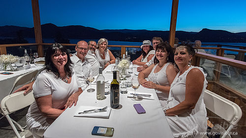 Dinner in White 2017 - Naramata BC