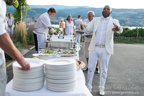 Dinner in White 2017 - Naramata BC