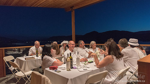 Dinner in White 2017 - Naramata BC