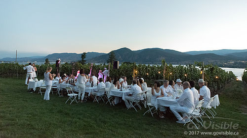 Dinner in White 2017 - Naramata BC