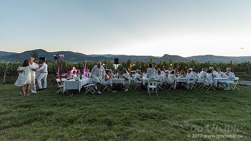 Dinner in White 2017 - Naramata BC