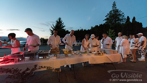 Dinner in White 2017 - Naramata BC