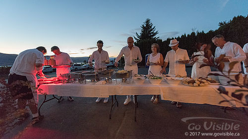 Dinner in White 2017 - Naramata BC