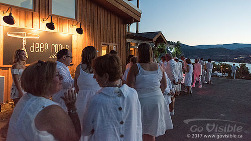 Dinner in White 2017 - Naramata BC