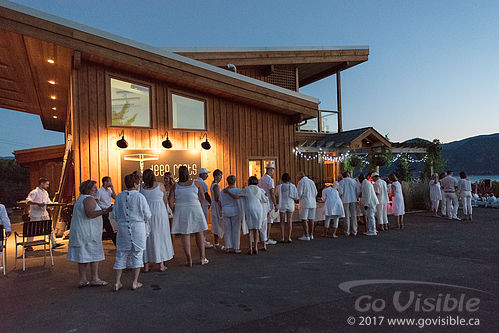 Dinner in White 2017 - Naramata BC