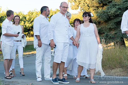 Dinner in White 2017 - Naramata BC