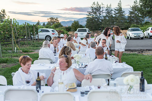 Dinner in White 2017 - Naramata BC