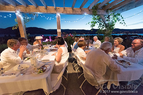 Dinner in White 2017 - Naramata BC