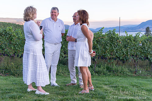 Dinner in White 2017 - Naramata BC