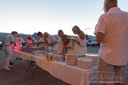 Dinner in White 2017 - Naramata BC