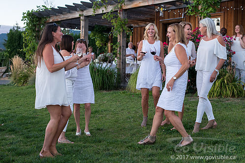 Dinner in White 2017 - Naramata BC