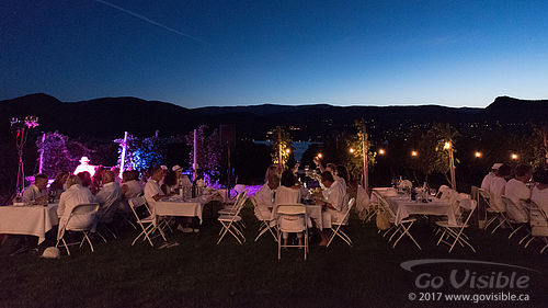 Dinner in White 2017 - Naramata BC