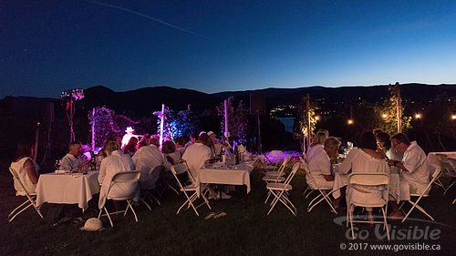 Dinner in White 2017 - Naramata BC